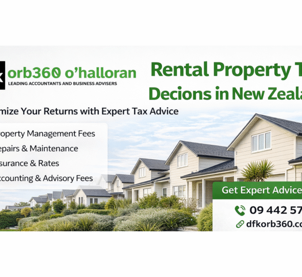 rental property tax deductions in New Zealand including expenses investors may claim with accounting support