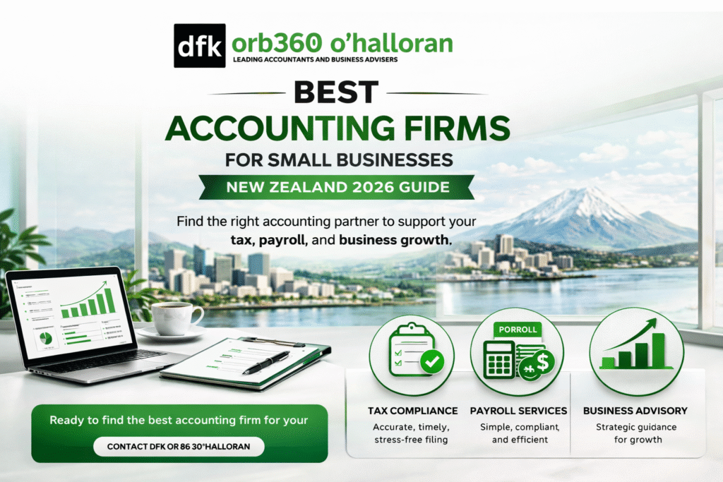 Avoid Costly Mistakes: 7 July Tax Return Deadline NZ (2026) Explained 2 Best accounting firms for small businesses New Zealand 2026 guide with DFK Orb 360 O’Halloran