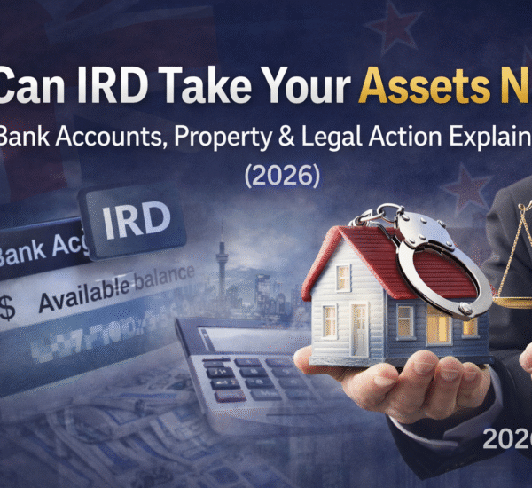 Why IRD takes money from bank account NZ showing deduction from bank balance and Inland Revenue New Zealand process