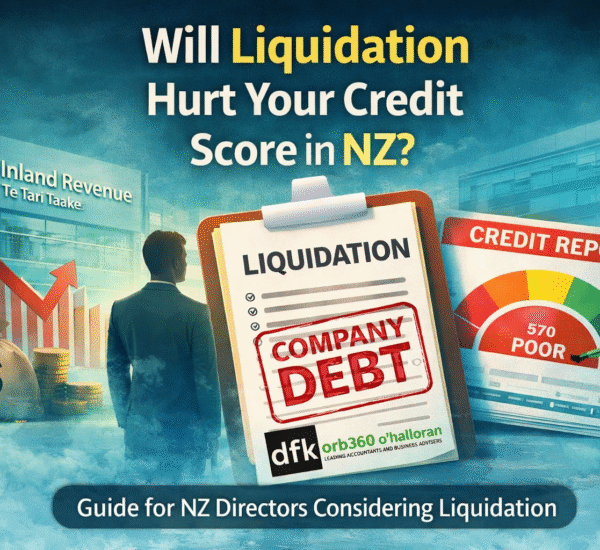 Does liquidation affect credit score NZ showing company debt, credit report impact, and financial consequences for directors in New Zealand