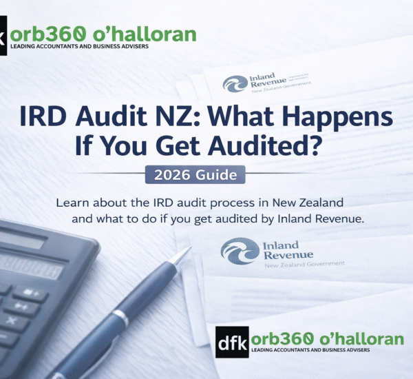 IRD audit NZ process showing what happens during a tax audit in New Zealand with DFK Orb360 audit support