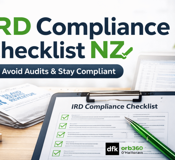 RD compliance checklist NZ by DFK Orb 360 showing how businesses can avoid tax audits and stay compliant with Inland Revenue requirements”