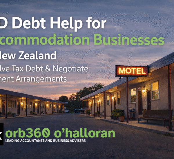 IRD debt help for accommodation businesses in New Zealand including motels and hospitality operators