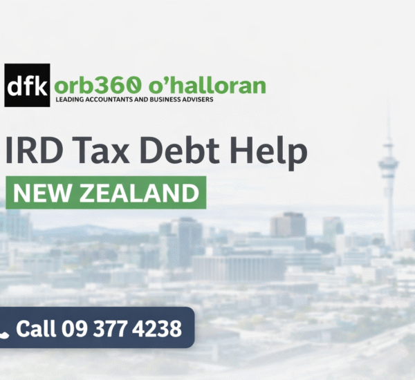 IRD tax debt help New Zealand services by DFK ORB360 O’Halloran