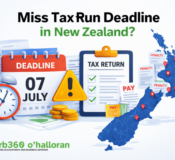 Miss tax return deadline in New Zealand – penalties and late filing guide by DFK Orb360 O'Halloran Chartered Accountants