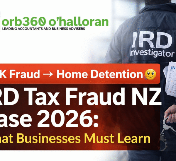 IRD tax fraud NZ case 2026 with investigator and compliance warning for businesses