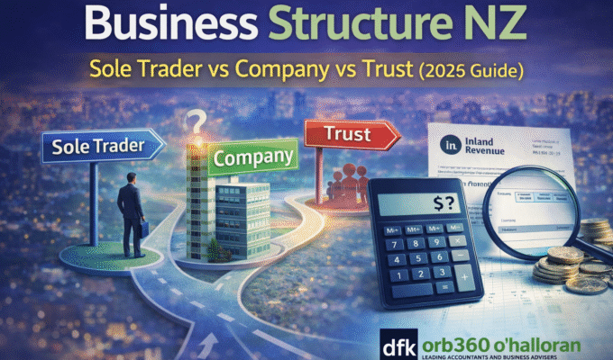 business structure nz sole trader vs company vs trust tax comparison dfk orb360