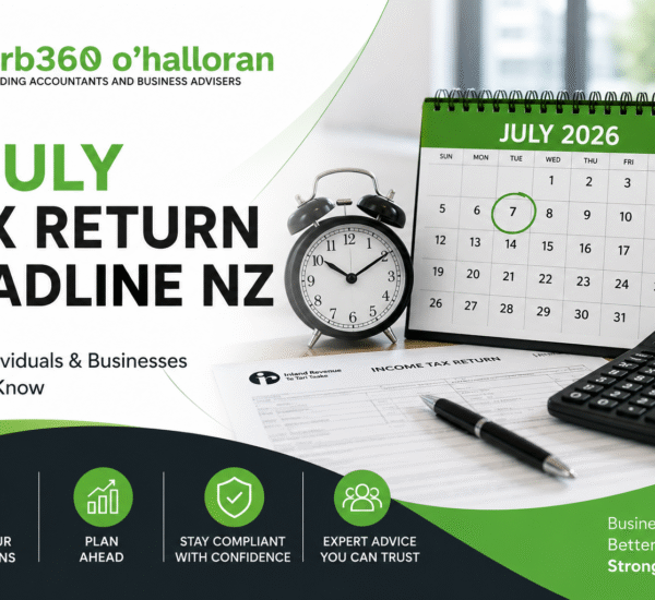 7 July Tax Return Deadline NZ 2026 guide for individuals and businesses explaining tax filing obligations and preparation