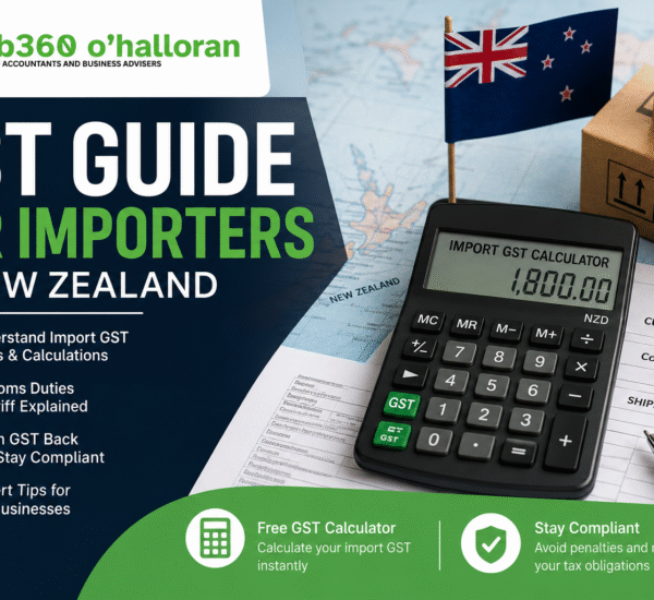 GST Guide for Importers in New Zealand with import GST calculator and customs compliance by DFK Orb360