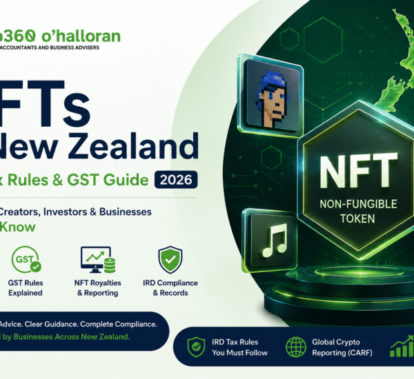 NFTs in New Zealand IRD tax rules and GST guide 2026 by DFK Orb360