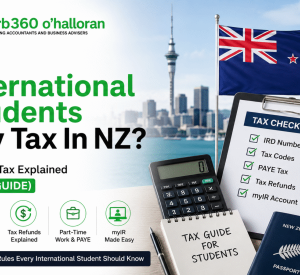 Do International Students Pay Tax In NZ guide explaining IRD numbers, PAYE tax, tax refunds, and student tax rules in New Zealand
