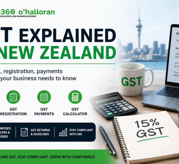 GST Explained NZ guide showing GST rates, GST registration, GST payments, and GST rules for businesses in New Zealand