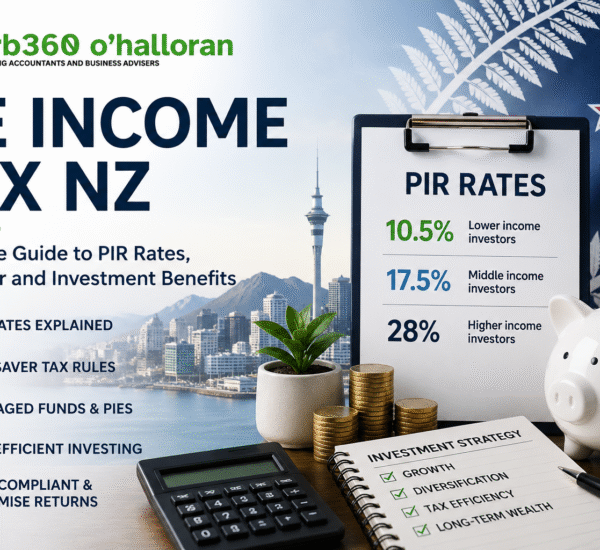 PIE Income Tax NZ guide by DFK Orb360 explaining PIR rates, KiwiSaver taxation, managed funds, and tax-efficient investment strategies in New Zealand.
