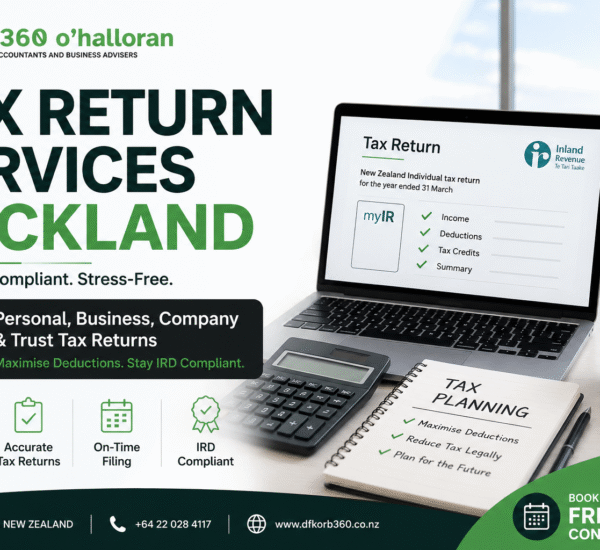 Expert Tax Return Services Auckland by DFK Orb360 Chartered Accountants for personal, business, company and trust tax returns.