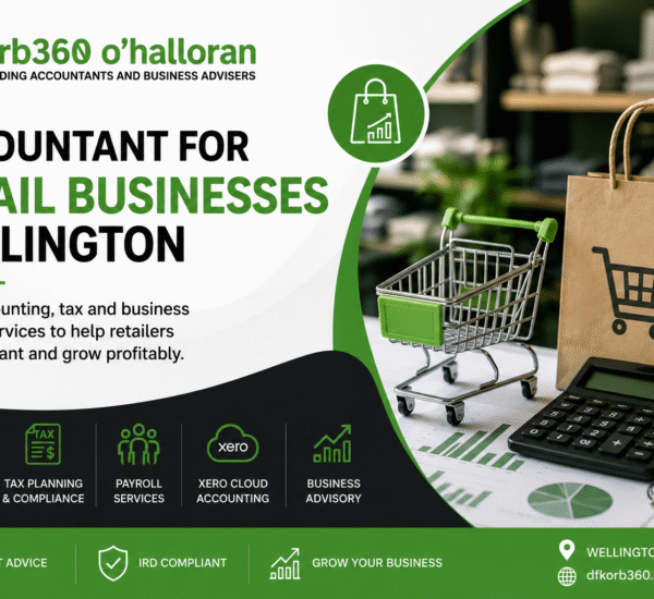 Accountant for Retail Businesses Wellington by DFK Orb360 providing bookkeeping, GST, payroll, tax planning, Xero accounting, and business advisory services.