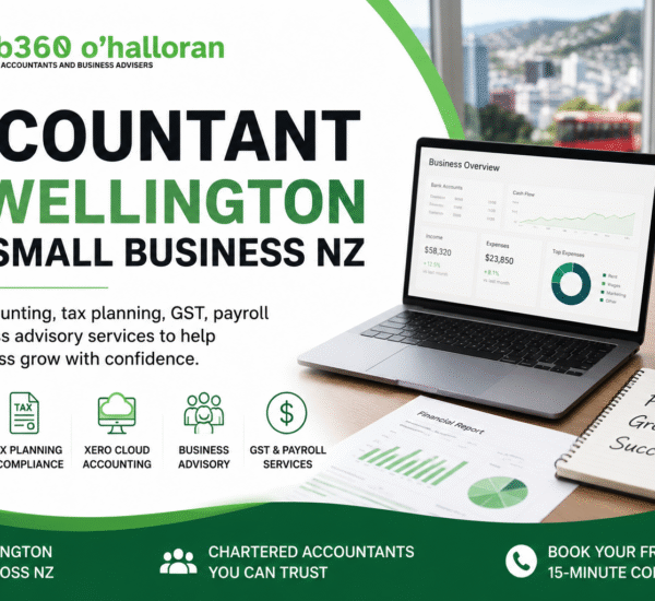 Accountant in Wellington for Small Business NZ providing expert accounting, tax planning, GST, payroll, Xero cloud accounting, and business advisory services through DFK Orb360.