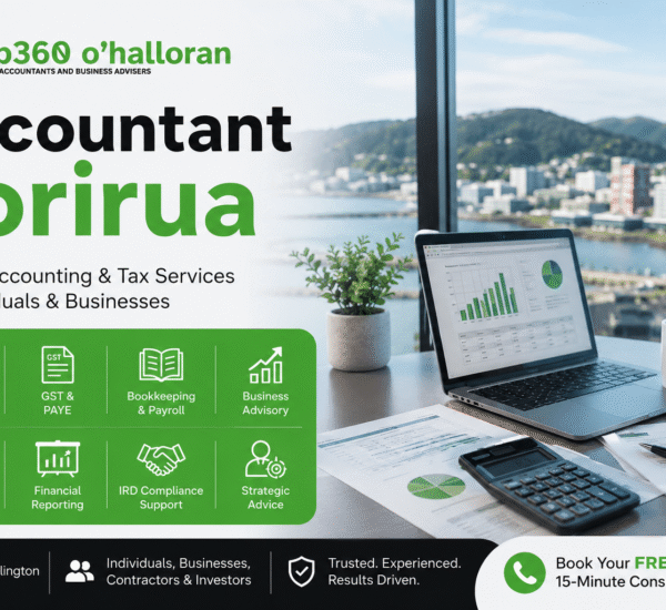 Accountant Porirua – DFK Orb360 Chartered Accountants providing tax services, GST, PAYE, bookkeeping, business advisory, and financial reporting for businesses and individuals in Porirua and Wellington.