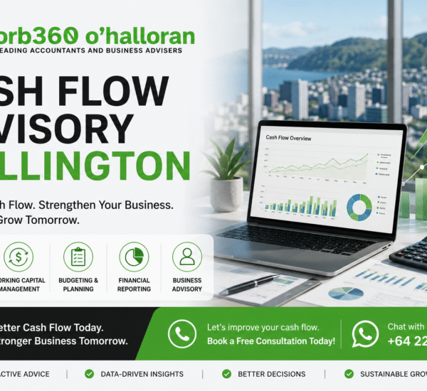 Cash Flow Advisory Wellington helping businesses improve cash flow forecasting, budgeting, working capital, financial reporting, and business performance.