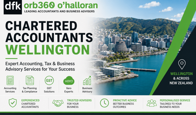 Accountants in Wellington providing business advisory, tax planning, GST, financial reporting, and accounting services for New Zealand businesses.