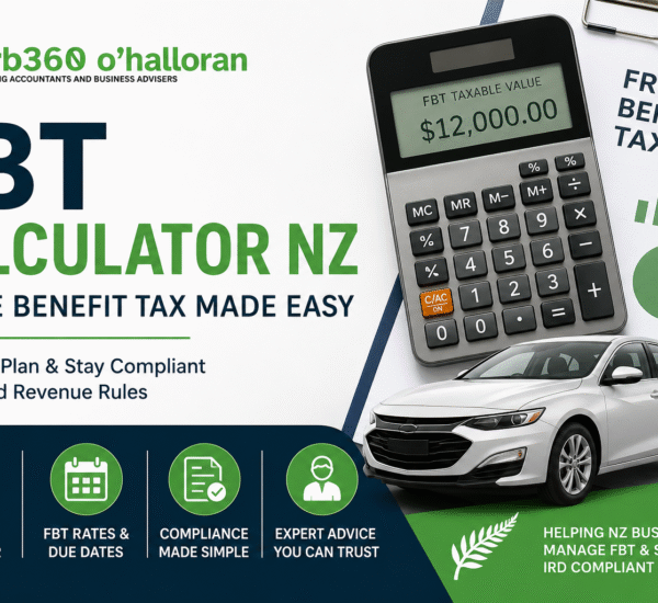 FBT Calculator NZ helping New Zealand employers calculate Fringe Benefit Tax, estimate motor vehicle taxable values, understand FBT rates, and meet IRD compliance requirements.