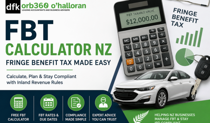 FBT Calculator NZ helping New Zealand employers calculate Fringe Benefit Tax, estimate motor vehicle taxable values, understand FBT rates, and meet IRD compliance requirements.