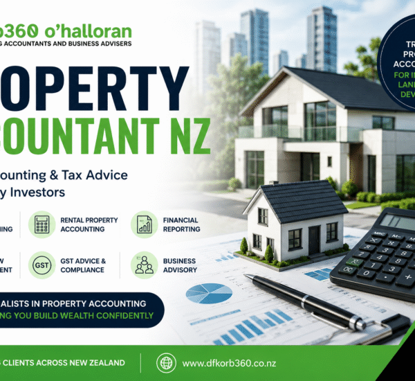 Property Accountant NZ providing rental property accounting, property tax planning, financial reporting, GST advice, and investment accounting services for New Zealand property investors.