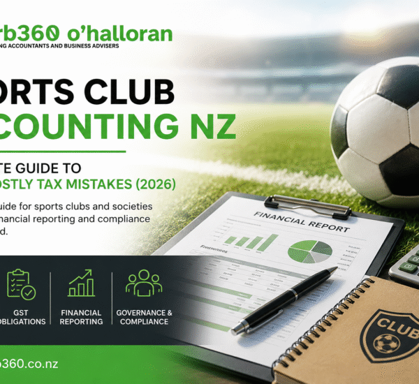 Sports Club Accounting NZ guide by DFK Orb360 covering tax exemptions, GST, financial reporting and Inland Revenue compliance for New Zealand sports clubs.