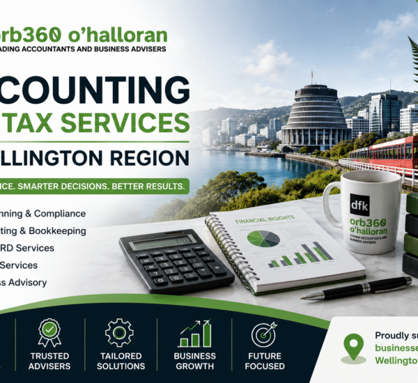Trusted Accounting and Tax Services in Wellington Region by DFK Orb360 Chartered Accountants