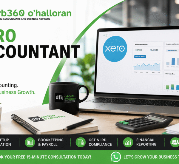 Xero Accountant NZ providing Xero cloud accounting, bookkeeping, GST, payroll, tax planning, financial reporting, and business advisory services across New Zealand.