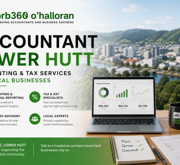 Accountant Lower Hutt providing accounting and tax services for local businesses