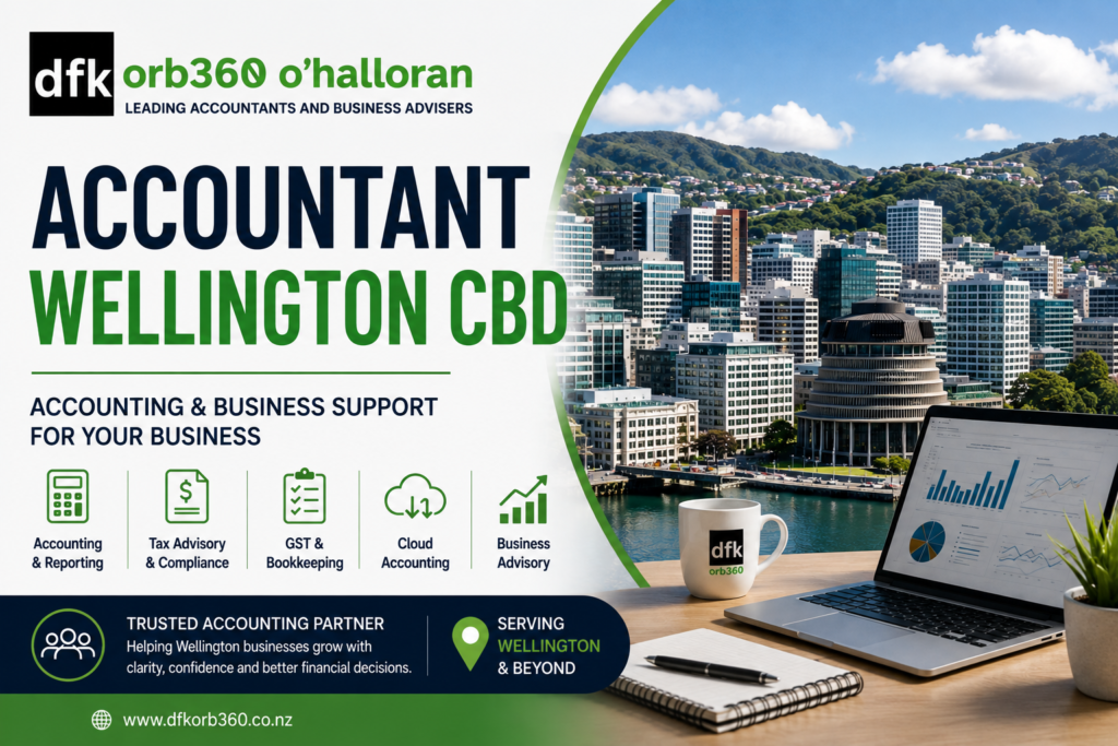 Accountant Wellington CBD accounting and business support by DFK Orb360 O’Halloran