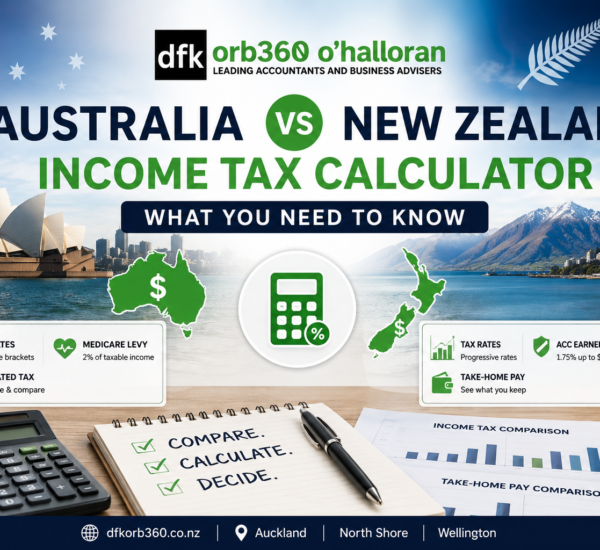 Australia vs New Zealand income tax calculator comparison