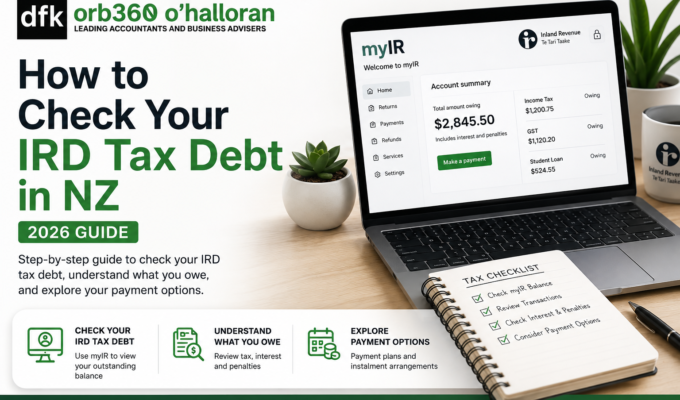 How to check IRD tax debt in New Zealand using myIR