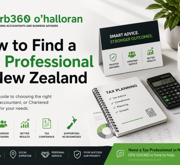 How to Find a Tax Professional in New Zealand – guide to choosing the right tax advisor, accountant, and Chartered Accountant for your business.