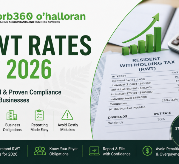 RWT rates NZ 2026 and business tax compliance guide