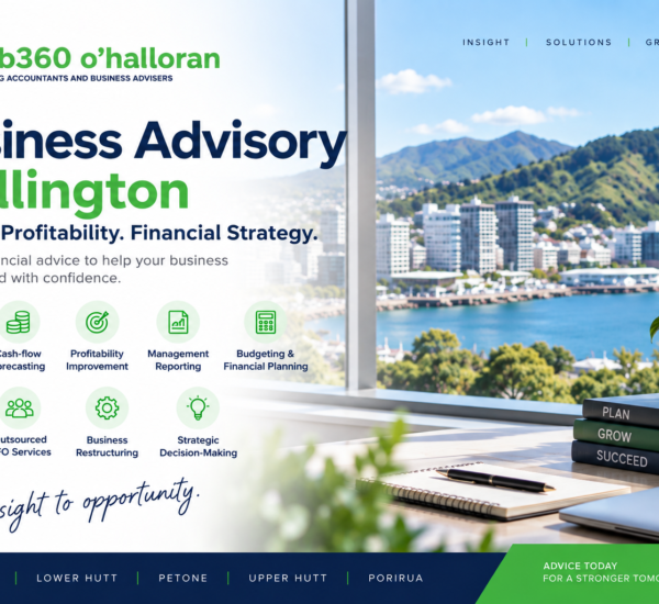 Business advisory Wellington services by DFK Orb360 O’Halloran
