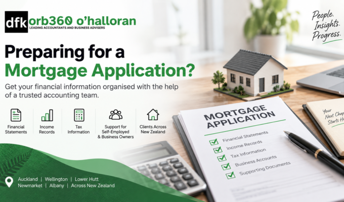 Mortgage application accountant NZ helping prepare financial information
