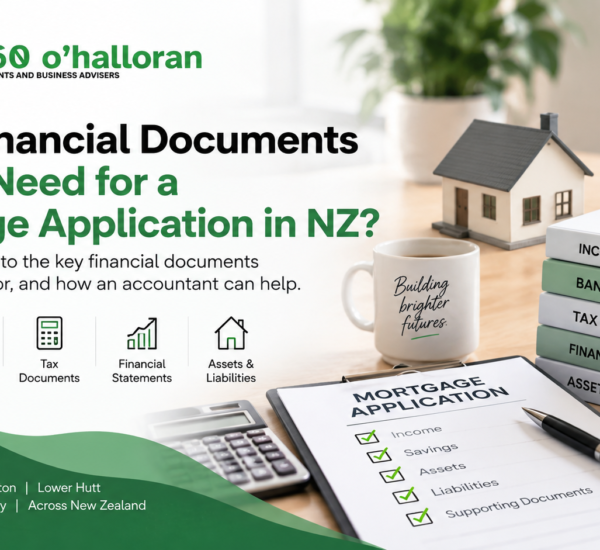 Mortgage application financial documents NZ checklist