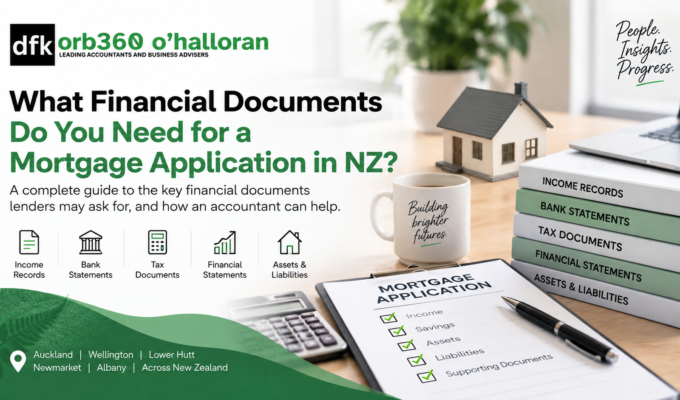 Mortgage application financial documents NZ checklist