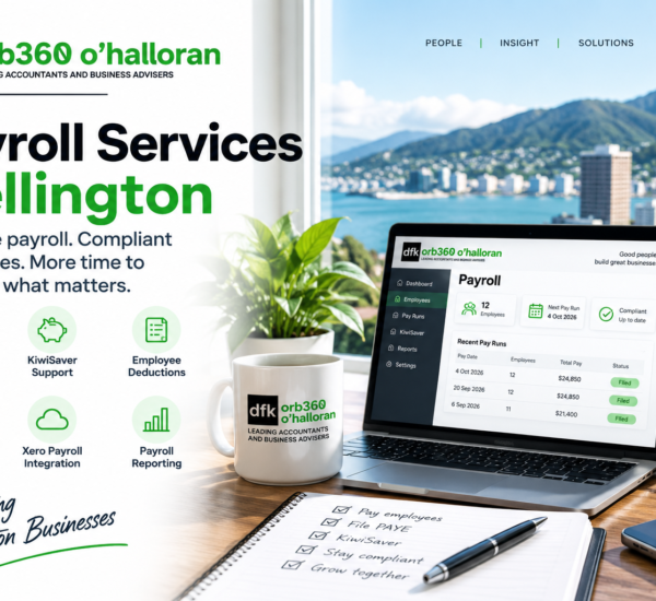 Payroll services Wellington by DFK Orb360 O’Halloran
