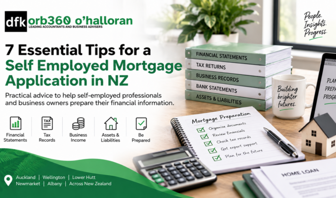 Self employed mortgage application NZ financial preparation