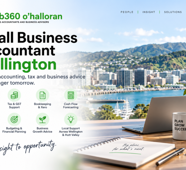 Small business accountant Wellington services by DFK Orb360 O’Halloran
