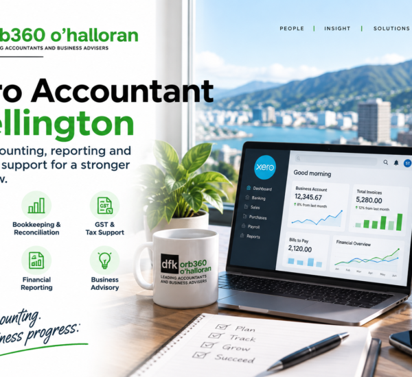 Xero accountant Wellington services by DFK Orb360 O’Halloran
