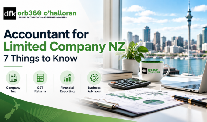 Accountant for limited company NZ guide by DFK Orb360 covering company tax, GST returns, financial reporting and business advisory