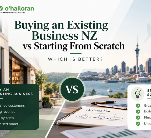 Buying an Existing Business NZ vs Starting From Scratch, comparing business acquisition benefits, established customers and startup opportunities.
