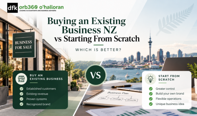 Buying an Existing Business NZ vs Starting From Scratch, comparing business acquisition benefits, established customers and startup opportunities.
