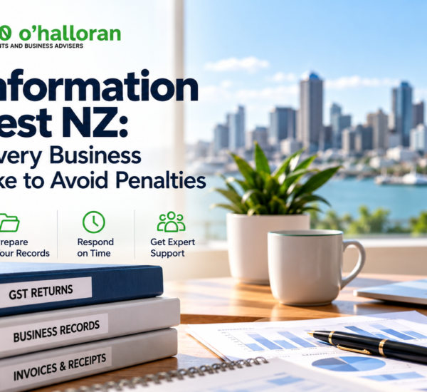 IRD information request NZ guide for businesses on tax compliance and preparing financial records