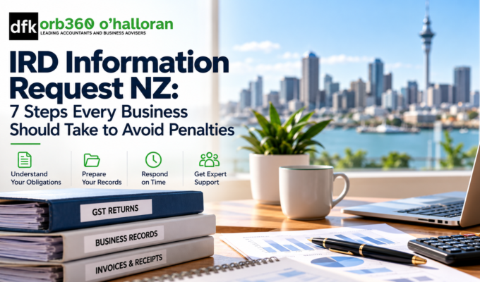 IRD information request NZ guide for businesses on tax compliance and preparing financial records
