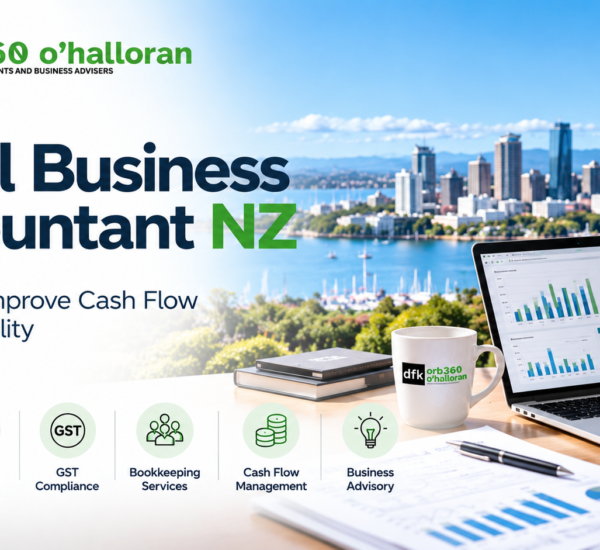 Small business accountant NZ guide to accounting, tax planning, GST compliance and cash flow management by DFK Orb360