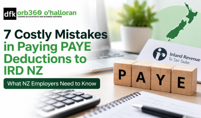 Paying PAYE deductions to IRD NZ: DFK Orb360 guide to employer payment deadlines and payroll compliance.